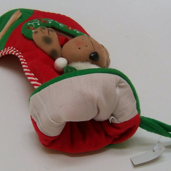 Dog Lover Photo Holder Christmas Stocking - Picture 7 of 7